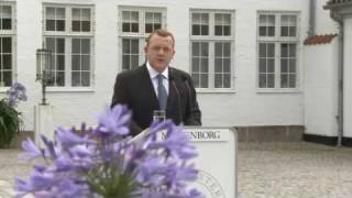 Lars Løkke Rasmussen udskriver valg til Folketinget [upl. by Nicolais]