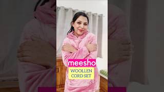 Woollen cord set from meeshoshorts ytshorts [upl. by Elephus]