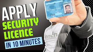 StepbyStep Guide Applying for SIA Batch in the UK Security Licence [upl. by Rodge519]