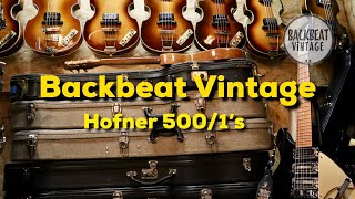 Hofner 5001 Bass Collection Backbeat Vintage Update [upl. by Sinnoda418]