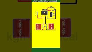 Ac to DC voltage convert circuit diagram shorts [upl. by Tloh]