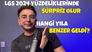 LGS 2024 Yüzdeliklerinde Sürpriz Olur Bu Sınav Hangi Yıla Benzer Geldi [upl. by Yance310]