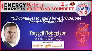 Daily Energy Markets  Mashreq 60  Second Soundbite [upl. by Easton]