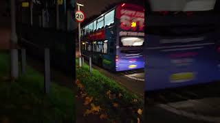 UK Englands 2Cyclists Wearing BlackampOrangeJackets A Double Decker Heading 2 City Centre CARS VANS [upl. by Noble]