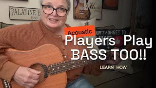 BRING ON THE BASS  Acoustic Guitar TIPS  Learn Four Methods Improve Style Fender Highway [upl. by Daveen762]