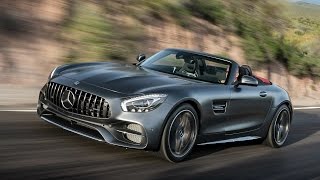 2018 MercedesAMG GT and GT C Roadsters  First Look [upl. by Hgielek765]