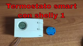 Rendere il tuo termostato smart con Shelly 1 [upl. by Eceirtal]