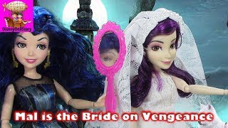 Mal is the Bride on Vengeance  Part 3 Halloween Descendants Series  Disney [upl. by Aneri276]