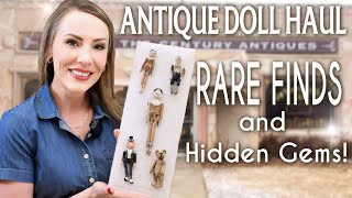 Antique Doll Haul Treasure Trove Rare Finds and Hidden Gems Wooden Wax Papier Mache Bisque [upl. by Dnomzed621]