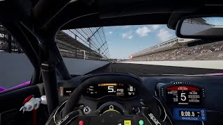 ACC Indianapolis McLaren 570s GT4 2016 Dry Track Guide Hotlap  Telemetry [upl. by Ridglee]