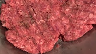 Grill Hamburger Patty  carnivore  Keto  low carb [upl. by Mosley]