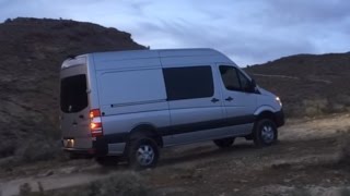 Sprinter 4x4 Climbing a Hill Low range 4ETS [upl. by Aisiram]