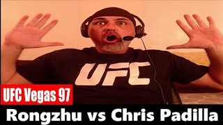 UFC Vegas 97 Chris Padilla TKOs Rongzhu LIVE REACTION [upl. by Bulley]