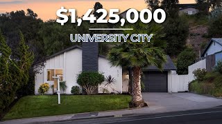 Cozy University City House Tour  San Diego Houses for Sale [upl. by Karol952]