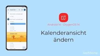 Kalenderansicht ändern  OnePlus Android 14  OxygenOS 14 [upl. by Ivz]