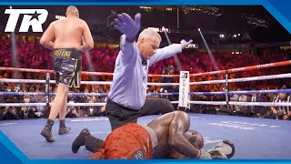 Slow Motion Angle of Tyson Fury knocking out Deontay Wilder in Trilogy Bout [upl. by Douville995]