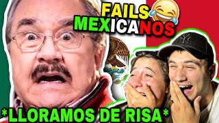 🇪🇸 REACCIÓN a FAILS MEXICANOS 🇲🇽😂 Mrdedreviil lloramos de risa [upl. by Downing128]