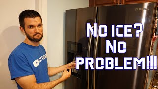 Samsung Ice Maker not making Ice Here is a quick fix video for any sidebyside fridge [upl. by Encrata]