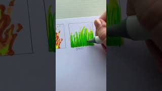 How To Draw GRASS 🌱 [upl. by Renraw]