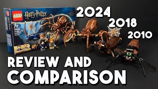 LEGO Harry Potter Aragog 76434 REVIEW amp COMPARISON 2010  2024 [upl. by Leuams638]