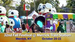 32nd Fall Festival amp Business Craft Fair  Merrick Train Station [upl. by Greysun]