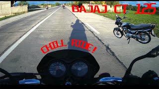 Kawasaki Bajaj CT 125 test ride  Pangasinan Chill Ride [upl. by Anauq88]