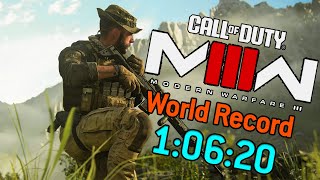 Modern Warfare III Speedrun  World Record 10620600 [upl. by Baudelaire112]