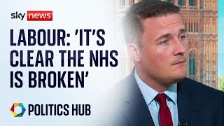 New health secretary Wes Streeting  Its clear to me the NHS is broken [upl. by Grew133]