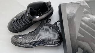 Nike Air Foamposite One Comme Des Garcons Homme Plus Black DJ7952 001 Review [upl. by Conner]