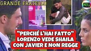 Scandalo al GF Shaila tra due fuochi l’abbraccio a Javier fa infuriare Lorenzo [upl. by Ennavoj]