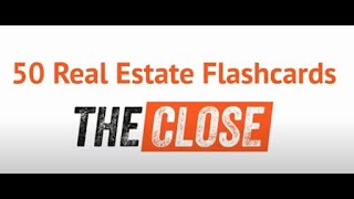 50 Real Estate Flashcards for Exam Practice [upl. by Aniluj207]