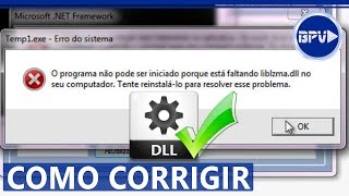 Como Resolver TODOS ERROS de DLL do seu PC Windows [upl. by Tyoh]