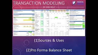 Sources amp Uses and Pro Forma Balance Sheet [upl. by Albertson]