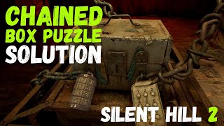 Hospital Chained Box Puzzle Guide  How to open the chained box in Silent Hill 2 Remake [upl. by Merv]