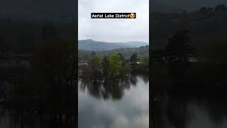 Beautiful Lake District drone footage😍 aerial travel lakedistrict nature lake shorts drone [upl. by Llenna]