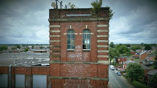 Century Mill  Farnworth Lancashire  4K Drone [upl. by Eimak]