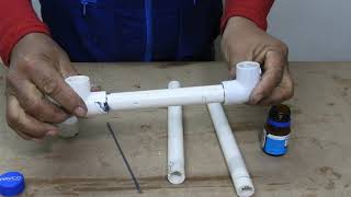 como hacer caladora manual con tubos pvc [upl. by Haem]