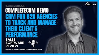 CompleteCRM Demo  CRM For B2B Agencies to track and manage their clients performance [upl. by Elleda960]