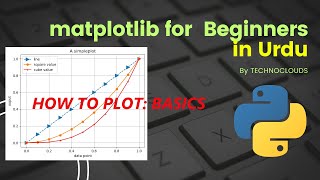 Matplotlib in urdu part1  matplotlib tutorials for Beginners to Advance [upl. by Rebeca]