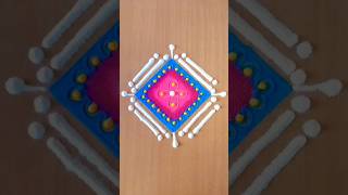 Rangoli shorts youtubeshorts rangoli satisfying [upl. by Almond734]