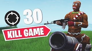 FiveSkill  30 KILL SOLO VS SQUADS WIN Fortnite Battle Royale [upl. by Ynolem]