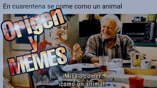 ORIGEN del Meme Miralo comer como un animal no como el señorito [upl. by Wildermuth14]