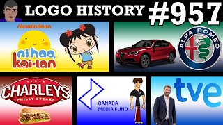 LOGO HISTORY 957  Alfa Romeo Ni Hao Kai Lan Canada Media Fund Charleys Philly Steaks amp More [upl. by Annayak682]