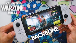 I got the Playstation Backbone for Warzone Mobile Iphone 15 Pro Max [upl. by Yroggerg951]