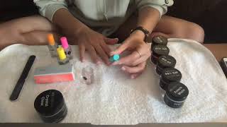 HOW TO DIY Nail Dipping NUGENESIS Brand [upl. by Enihpad442]