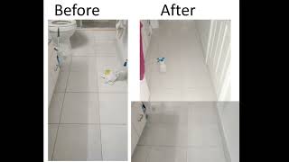 Floor Tile  Best Grout Cleaner [upl. by Aidnac]