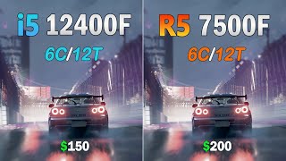 intel i5 12400f vs AMD R5 7500f  Value vs Performance [upl. by Nauqit]