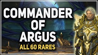 Commander Of Argus Achievement Complete Guide  All 60 Rares [upl. by Arot]