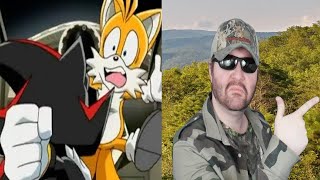 Sonic X Comparison Shadow Punches Tails Japanese VS English Second Reaction BBT [upl. by Kirsch]