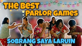 BEST PARLOR GAMES  CHRISTMAS PARTY 2021  SOBRANG SAYA LARUIN [upl. by Ellynad]